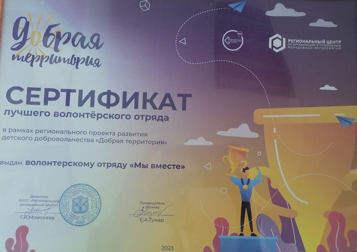 Добрая территория.